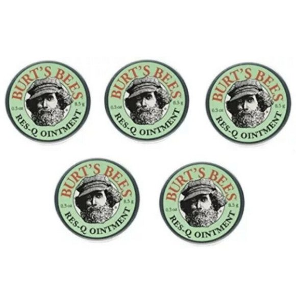 Burt's Bees Natural Remedies Dr. Burt's Res-Q Ointment Lot of 5 tins 0.6 oz. - Picture 4 of 4